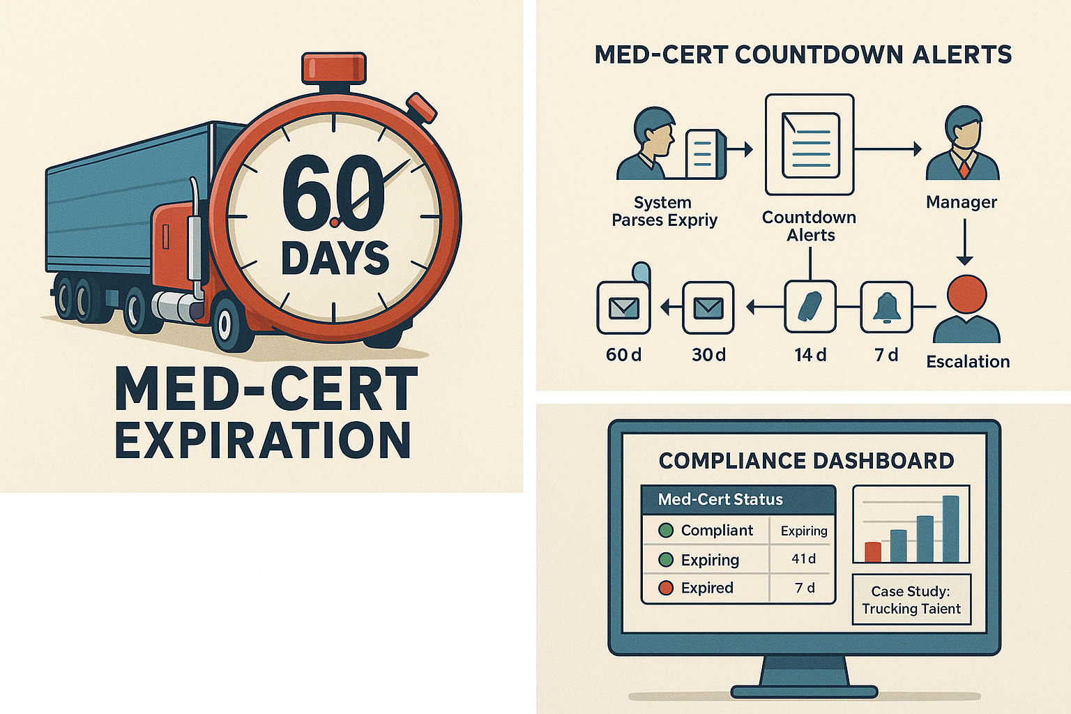 Med-Cert Countdown Alerts: No Loads Lost to Paperwork